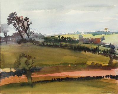 The Farm Road, 1981 by Brenda Brin Booker